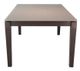 Bermex® Customizable Tinted Gray Glass Top Dining Table with Pepper Legs-2