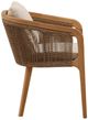 Dovetail Furniture Cian Natural/Sand Olefin/Teak Outdoor Dining Chair-2