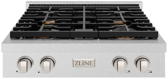 ZLINE Paramount 30" Satin Stainless Steel Gas Cooktop-0