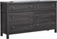 Magnussen Home® Merrifield Raisin Black Double Drawer Dresser-0