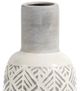 Giftcraft Gray/White Small Ceramic Vase-1