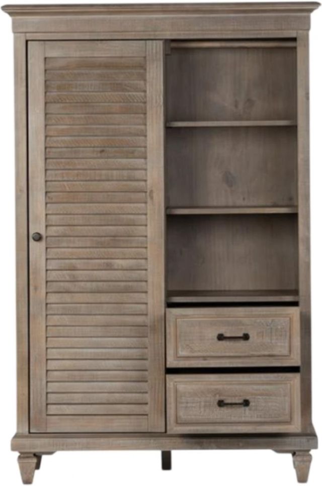 Magnussen Home® Lancaster Dovetail Gray Gentleman's Chest-2