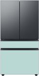 Samsung Bespoke 36" Morning Blue Glass French Door Refrigerator Bottom Panel-4