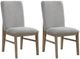 Elements International Portland Brown/Grey Dining Side Chair-3