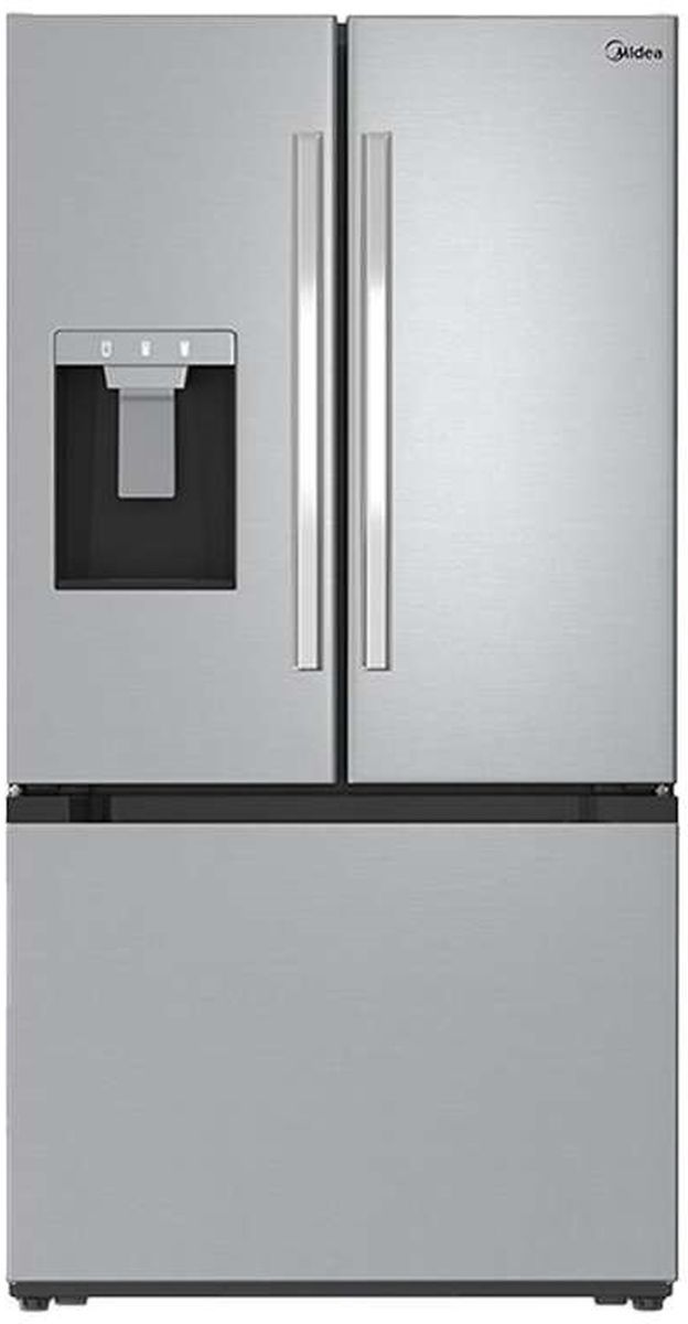 Midea® 36" 29.3 Cu. Ft. Stainless Steel French Door Refrigerator with Dual Icemakers-0