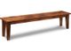 Handstone Glengarry 72” Leg Bench with Fabric Seat-0