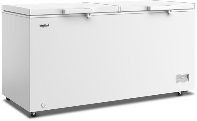 Whirlpool® 66" 19 Cu. Ft. White Chest Freezer with 4 Storage Baskets-2