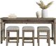 Liberty Furniture Skyview Lodge 4-Piece Brown Console Bar Set-0