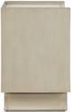 Currey & Company Koji Oyster Gray/Cream/Brushed Polished Brass Nightstand-3