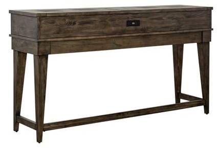 Liberty Furniture Arrowcreek 4-Piece Weathered Stone Console Table Set-2
