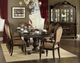 Homelegance® Russian Hill Cherry/Jacquard Dining Side Chair-1