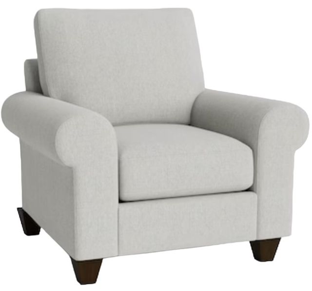Bassett® Furniture Customizable Benchmade Premier Large Roll Arm Accent Chair-0