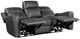 Homelegance® Kellen Smoky Gray Double Manual Reclining Sofa-4