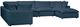 TOV Furniture Cali 7-Piece Navy Modular Sectional and Large Chaise-0