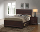 Coaster® Kauffman Dark Cocoa Queen Storage Bed-0