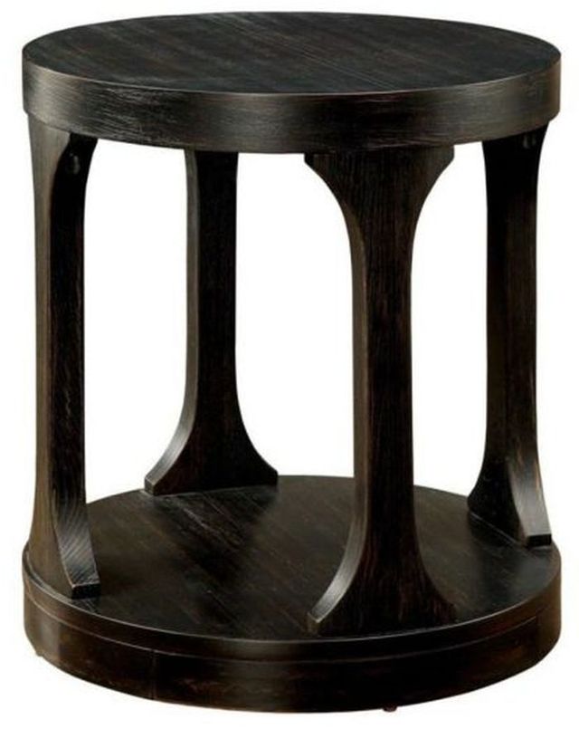 Furniture Of America® Carrie Antique Black End Table-0
