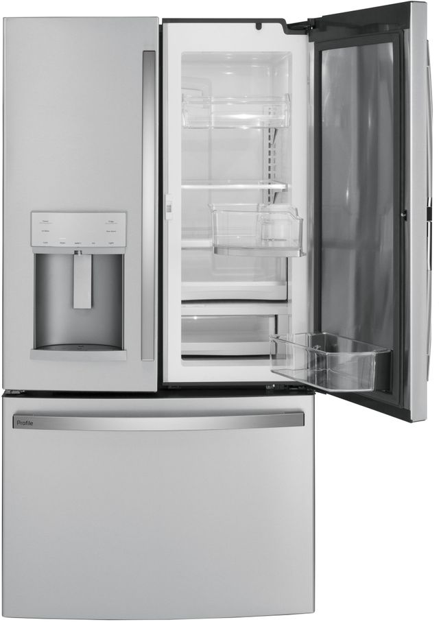 GE Profile™ 36 in. 27.7 Cu. Ft. Fingerprint Resistant Stainless Steel French Door Refrigerator-3