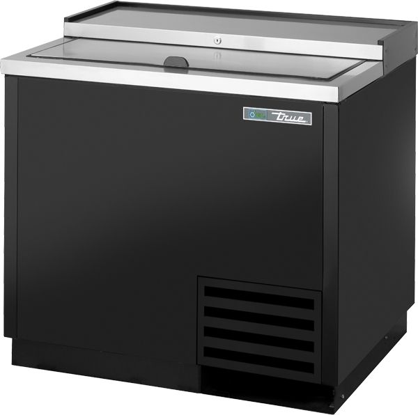 True® 36 in. Black Commercial Under The Counter Refrigerator-0