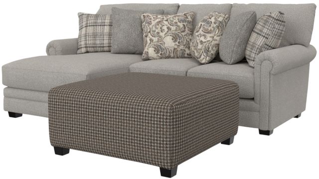 Jackson Furniture Livingston 3-Piece Linen Left Arm Facing Sectional with Ottoman-0