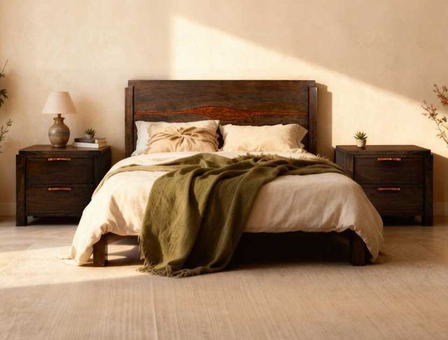 International Furniture Direct Raramuri Black Chest-1