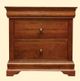 Urban Collections Bordeaux Nightstand-Dark Washington-0