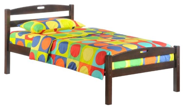 Night & Day Furniture™ Zest Bedroom Sesame Dark Chocolate Full Panel Bed-0
