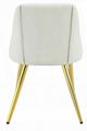 ACME Furniture Gaines 2-Piece Gold/White Side Chair Set-4