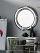 A & B Home Silver Curved Wall Mirror-4