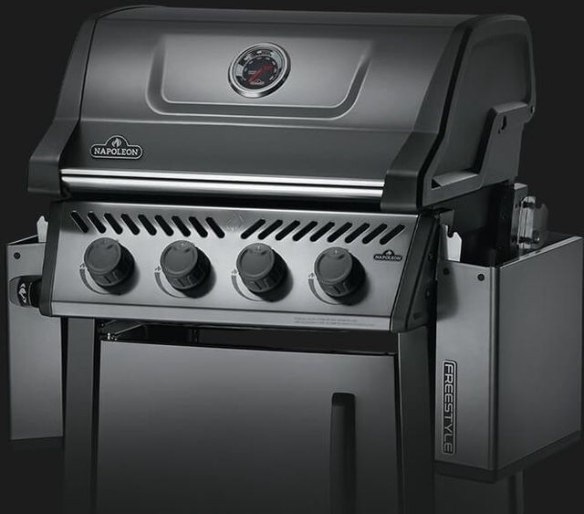 Napoleon Freestyle® 4-Burner Graphite Grey Freestanding Liquid Propane Grill-1