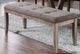 Furniture of America® Bridgen Brown/Natural Bench-2