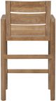 Vanguard® Furniture Customizable Horizon Teak Outdoor Barstool-3