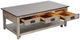 Sunny Designs™ Homestead Hills Tobacco Leaf Coffee Table with Alpine Gray Base-3