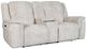 Liberty Furniture Clayton Galactic Parchment Power Reclining Loveseat with Console-0