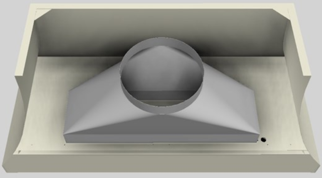 Vent-A-Hood® Designer Series 54" Biscuit Wall Mounted Range Hood-3