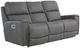La-Z-Boy® Apollo Blue Grey Leather Power Reclining Sofa with Headrest and Lumbar-0
