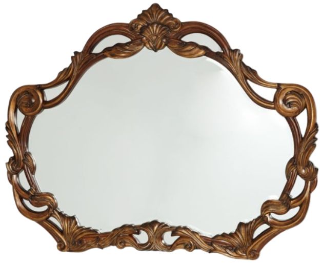 Michael Amini® Villa Valencia® Classic Chestnut Sideboard with Mirror-2