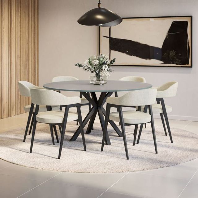 Amisco Customizable Carmen Dining Arm Chair-1