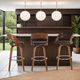 Armen Living Shelly Brown/Walnut Counter Stool-2
