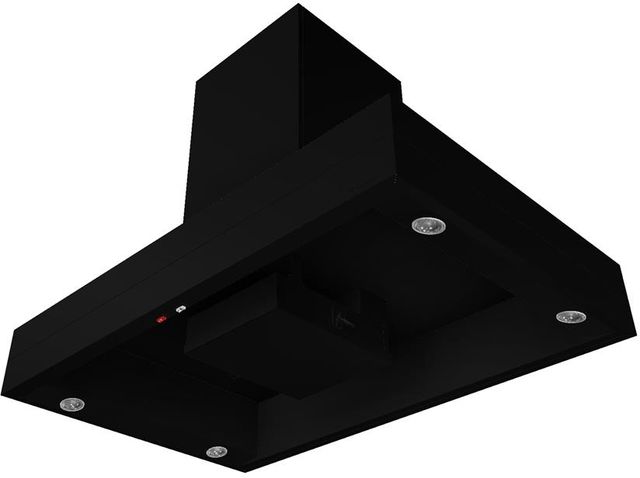 Vent-A-Hood® 42" Black Island Range Hood-3