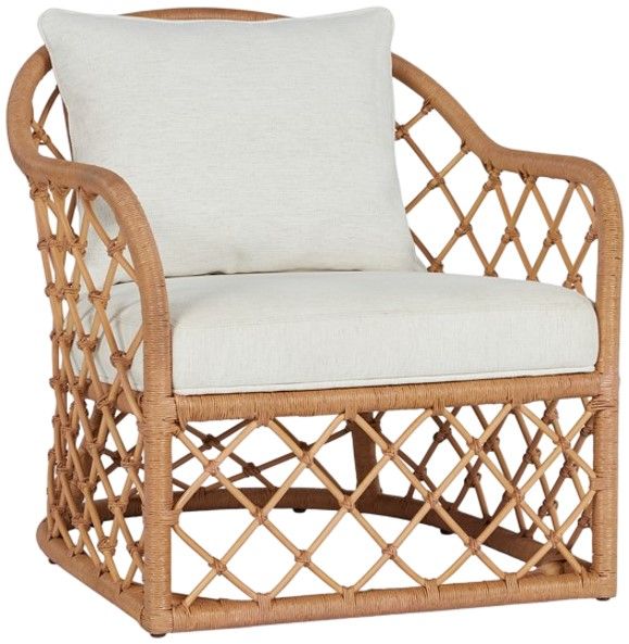 Universal Explore Home™ Getaway Coastal Living Home Miramar Natural/Nomad Snow Accent Chair-0