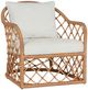 Universal Explore Home™ Getaway Coastal Living Home Miramar Natural/Nomad Snow Accent Chair-0
