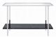 ACME Furniture Angwin Mirrored Top Console Table with Black/Chrome Base-1