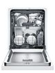 Bosch 300 Series 24" White Built In Dishwasher-2