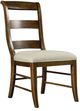 Hooker® Furniture Archivist Aubergine Linen/Pecky Pecan Ladderback Dining Side Chair-0