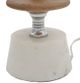 A & B Home Wood Pebble Table Lamp-4