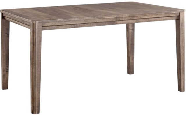 Bassett® Furniture Origins Dandridge Fog 60" Rectangle Dining Table with 1 Leaf-1