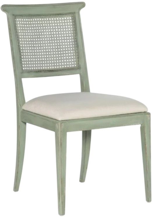 Hooker® Furniture Charleston Verdigris Green/Oyster Dining Side Chair-0