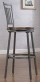 American Woodcrafters Filmore Golden Oak/Slate Grey 25" Barstool-1