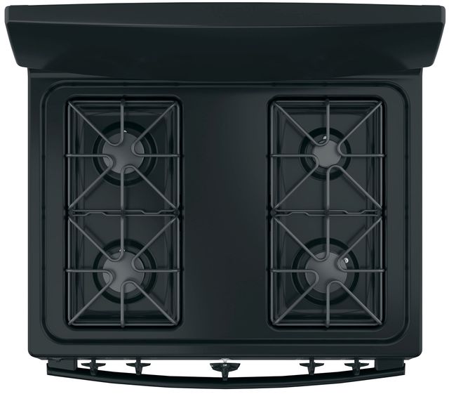 GE® 30" Black Freestanding Gas Range-3