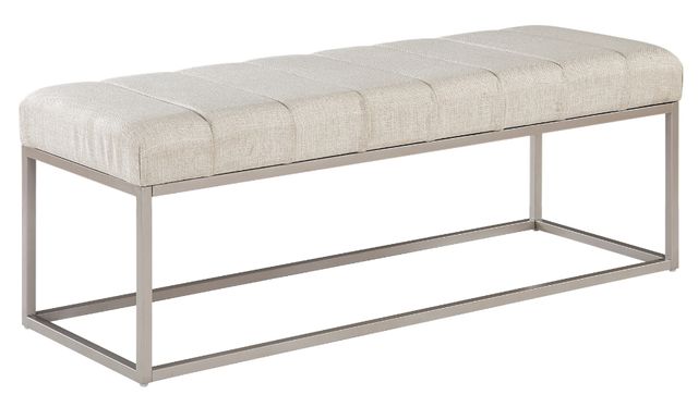 Homelegance® Wendell Beige/Champagne Bench-0